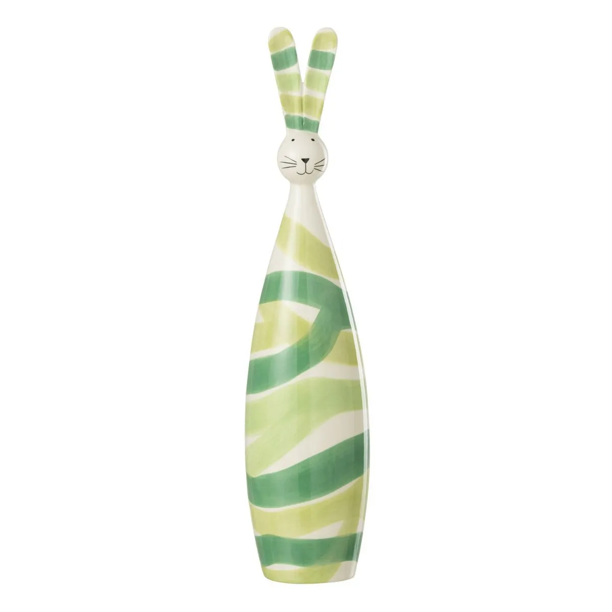 GENERIQUE - Statuette Lapin Lignes - 44.5cm - Vert - Image 2