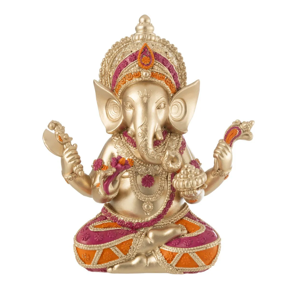 GENERIQUE - Statuette Déco Ganesha - Résine - 18cm - Image 2
