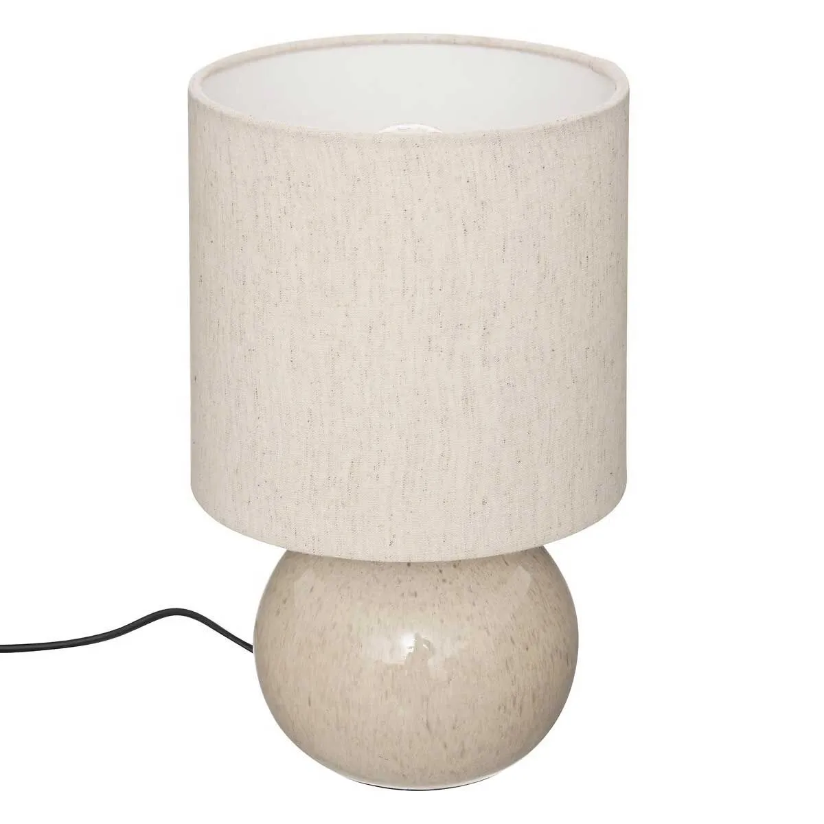 Atmosphera Beige Lampe À Poser Gaia