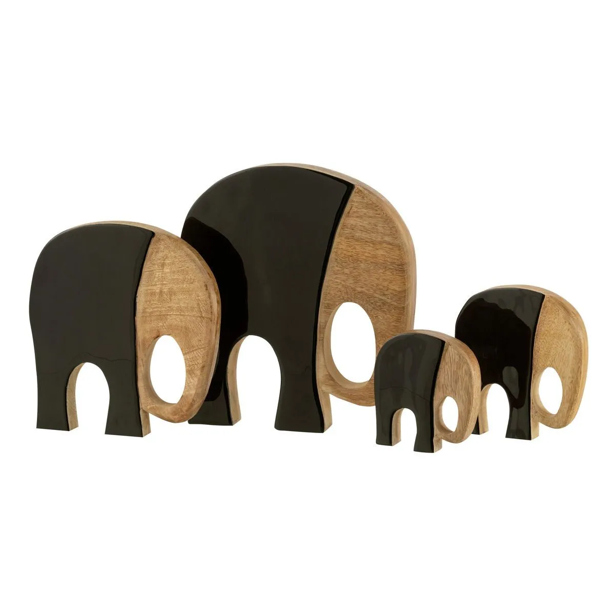 Paris Prix Noir Statuette Éléphants