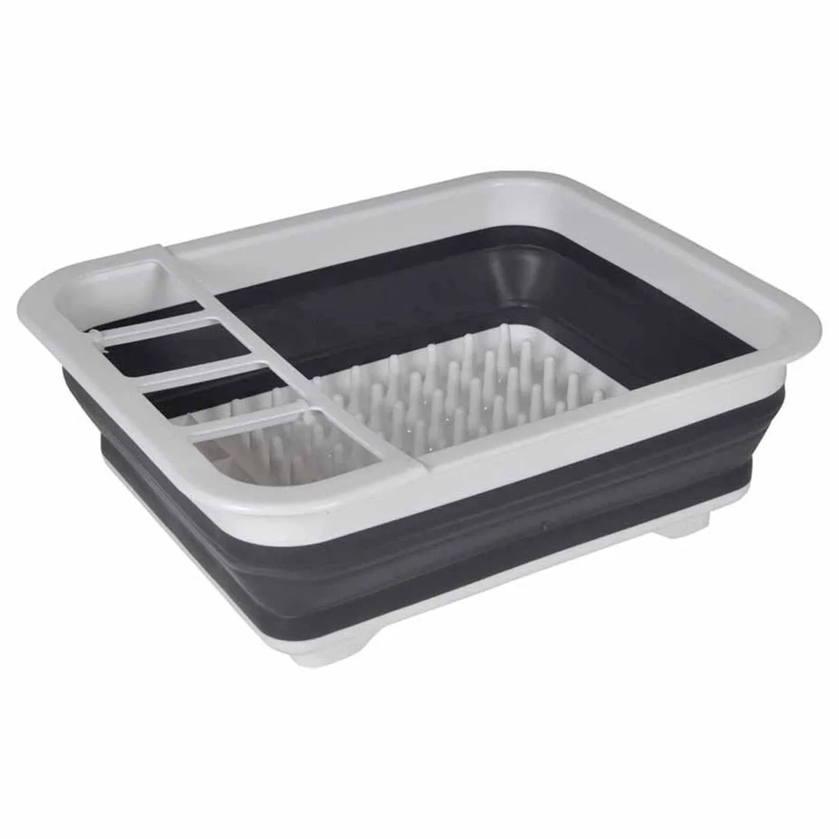 Homea Égouttoir À Vaisselle Rétractable 36Cm Anthracite