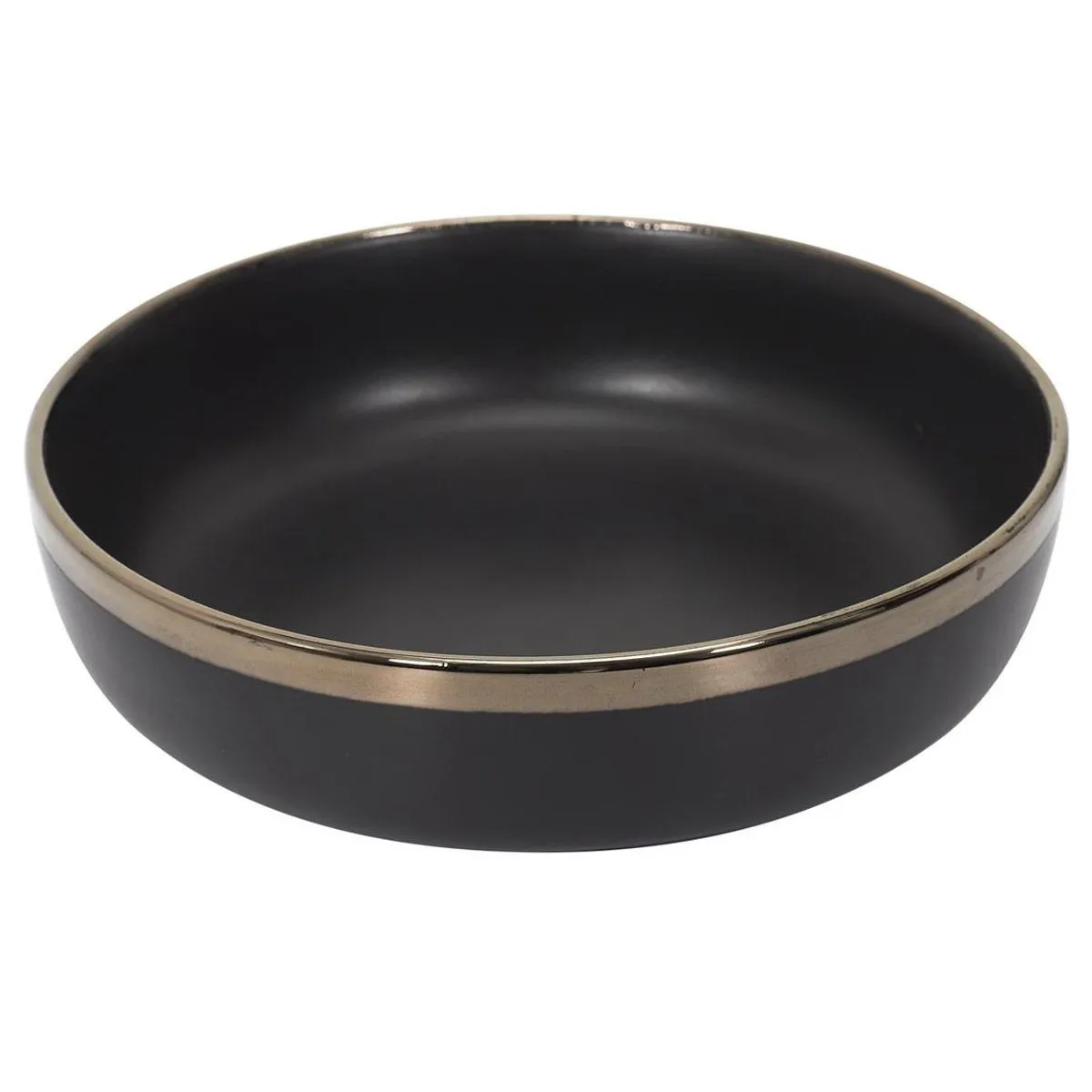 Lot de 6 Assiettes Creuses Moscou 17cm Noir