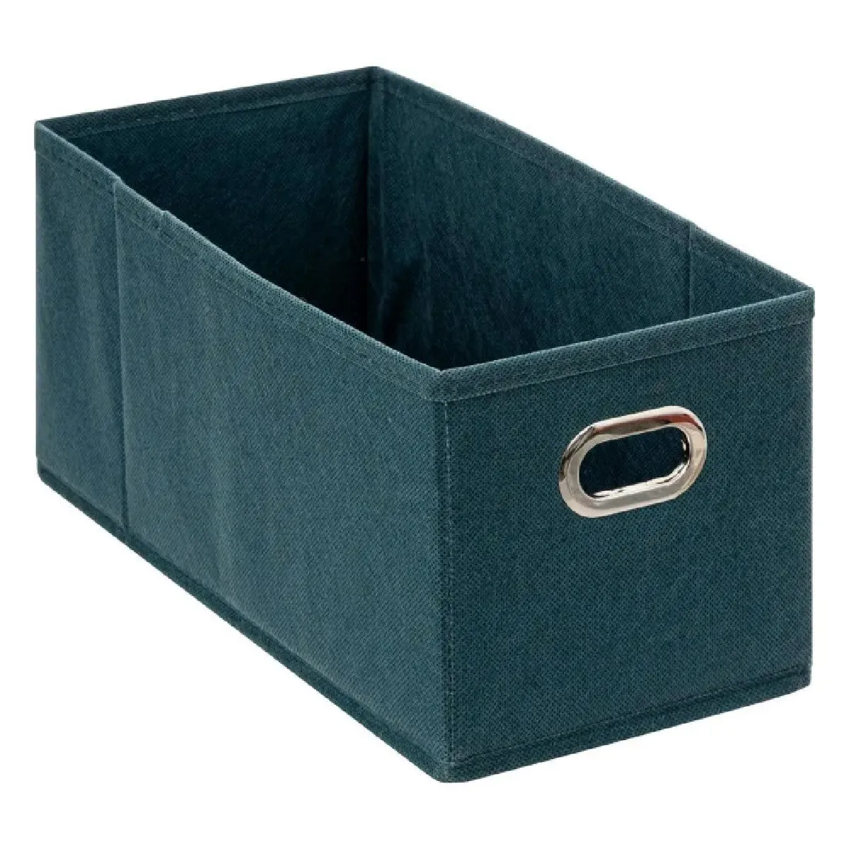 Boîte de rangement tissu Bleu Pétrole15 x 31 x 15 cm