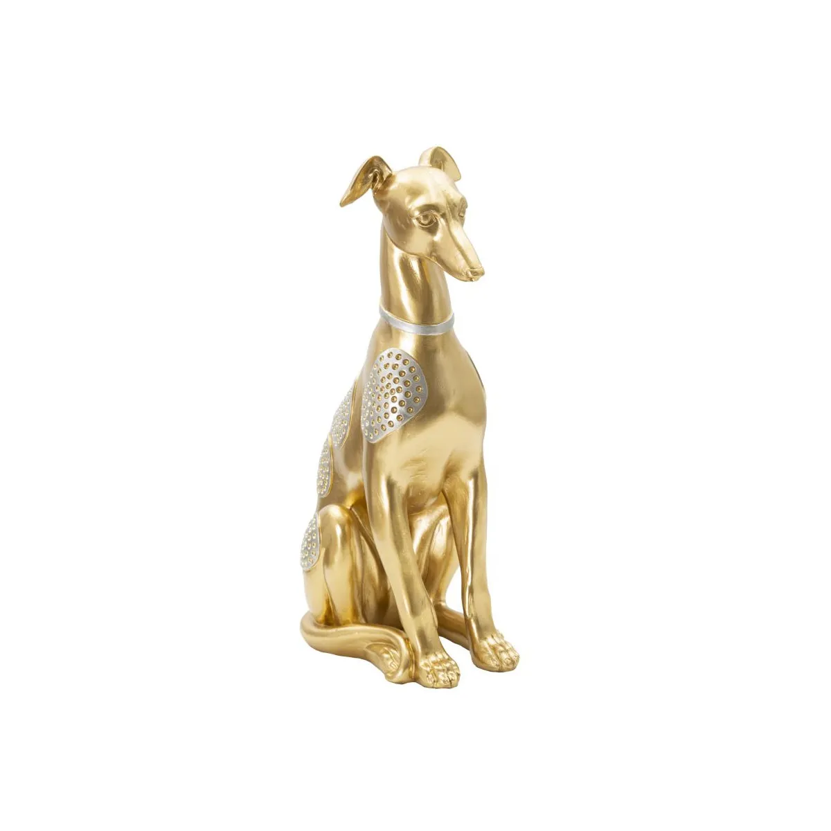 Mauro Ferretti Paris Prix Statuette Chien Assis - Or