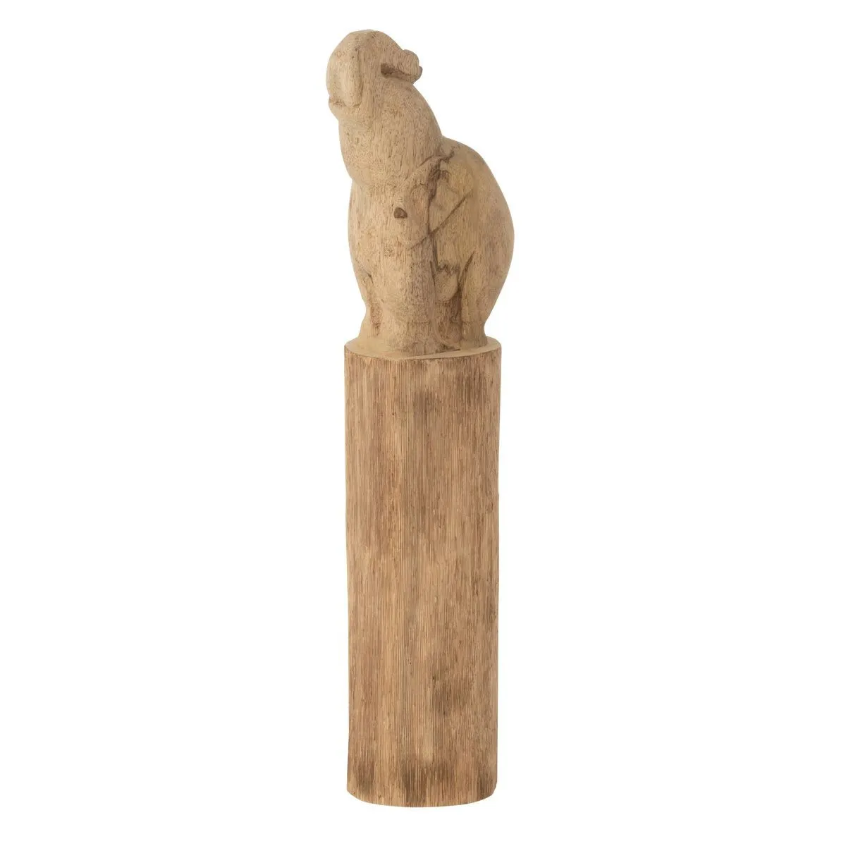 Paris Prix Beige Statuette Éléphant Bois