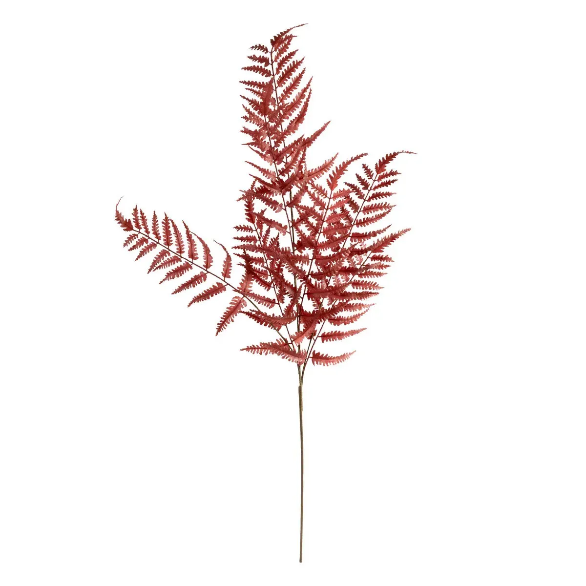 Atmosphera Rouge Plante Artificielle Fougère