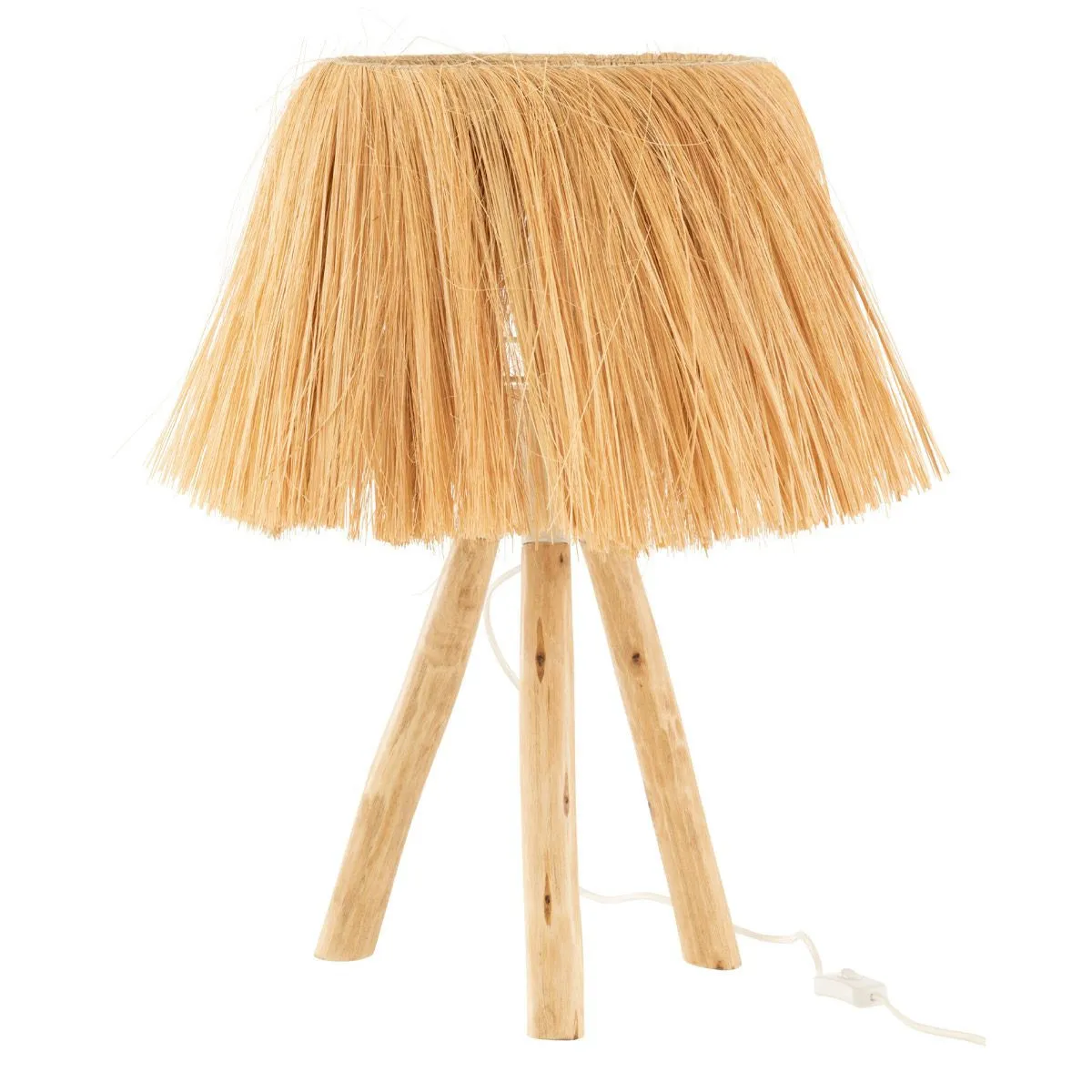 Paris Prix Beige Lampe À Poser Bois Bahamas