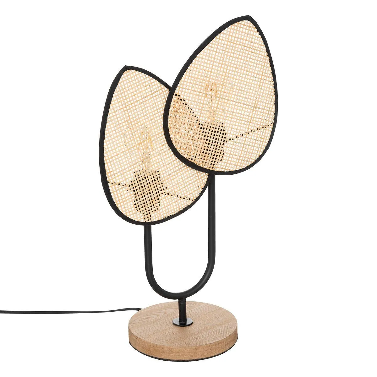 Atmosphera Lampe à poser Olme – Beige