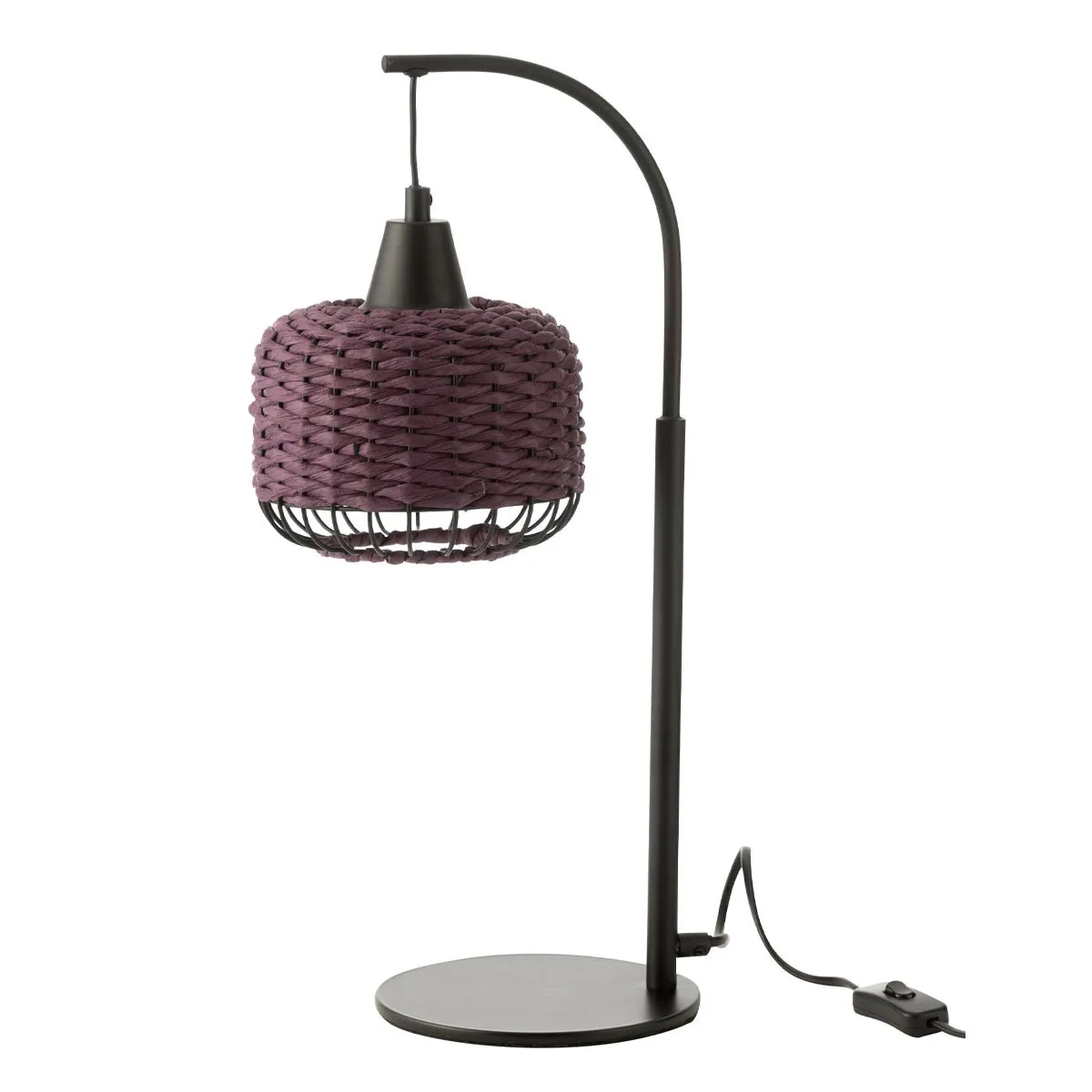 Paris prix Lampe lanterne métal - Violet
