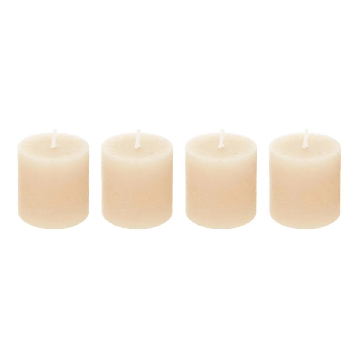 Lot de 4 Bougies Votives Rustic 4 5cm - vue 1