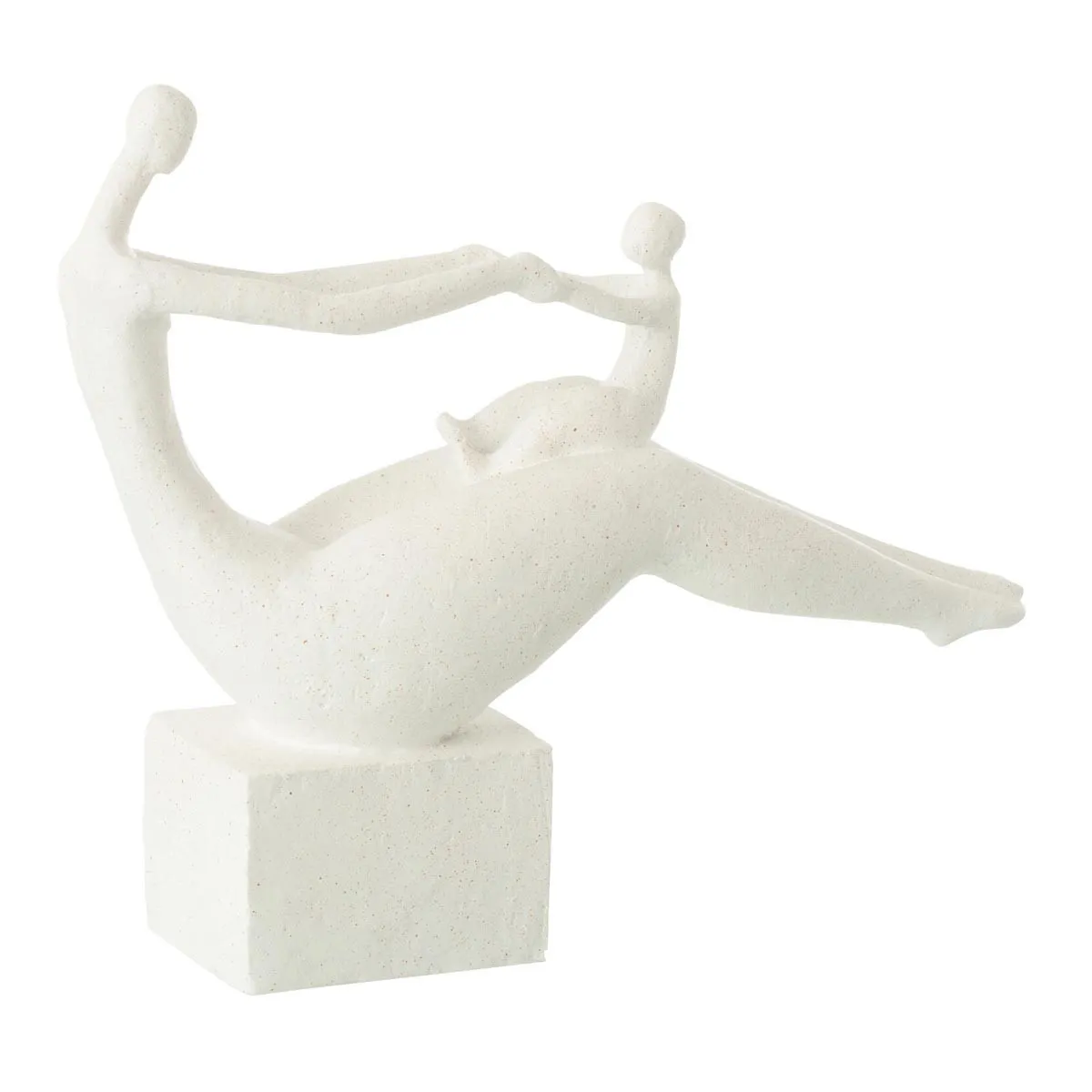 Generique Blanc Statuette Maman Avec Enfant "Moderne" 29Cm - Image 2