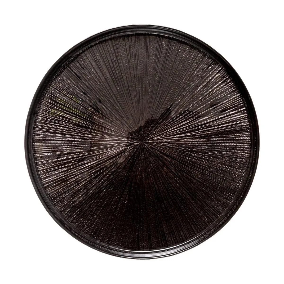 Lot de 6 Assiettes Plates Astra 28cm Noir