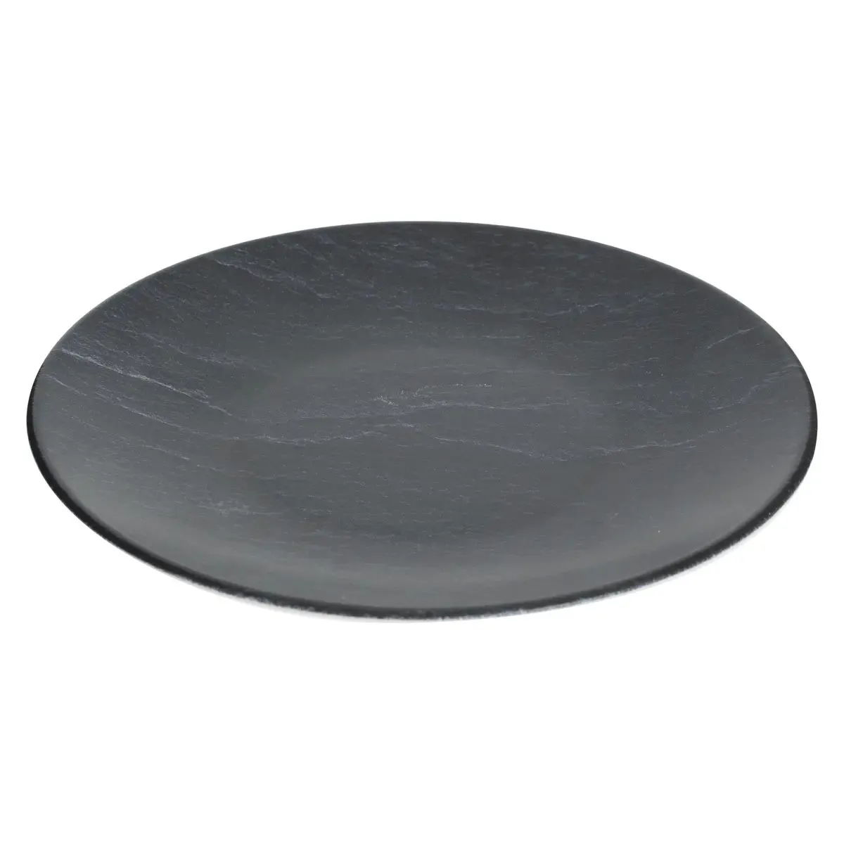 Lot de 6 Assiettes à Dessert Cadence 20cm Noir