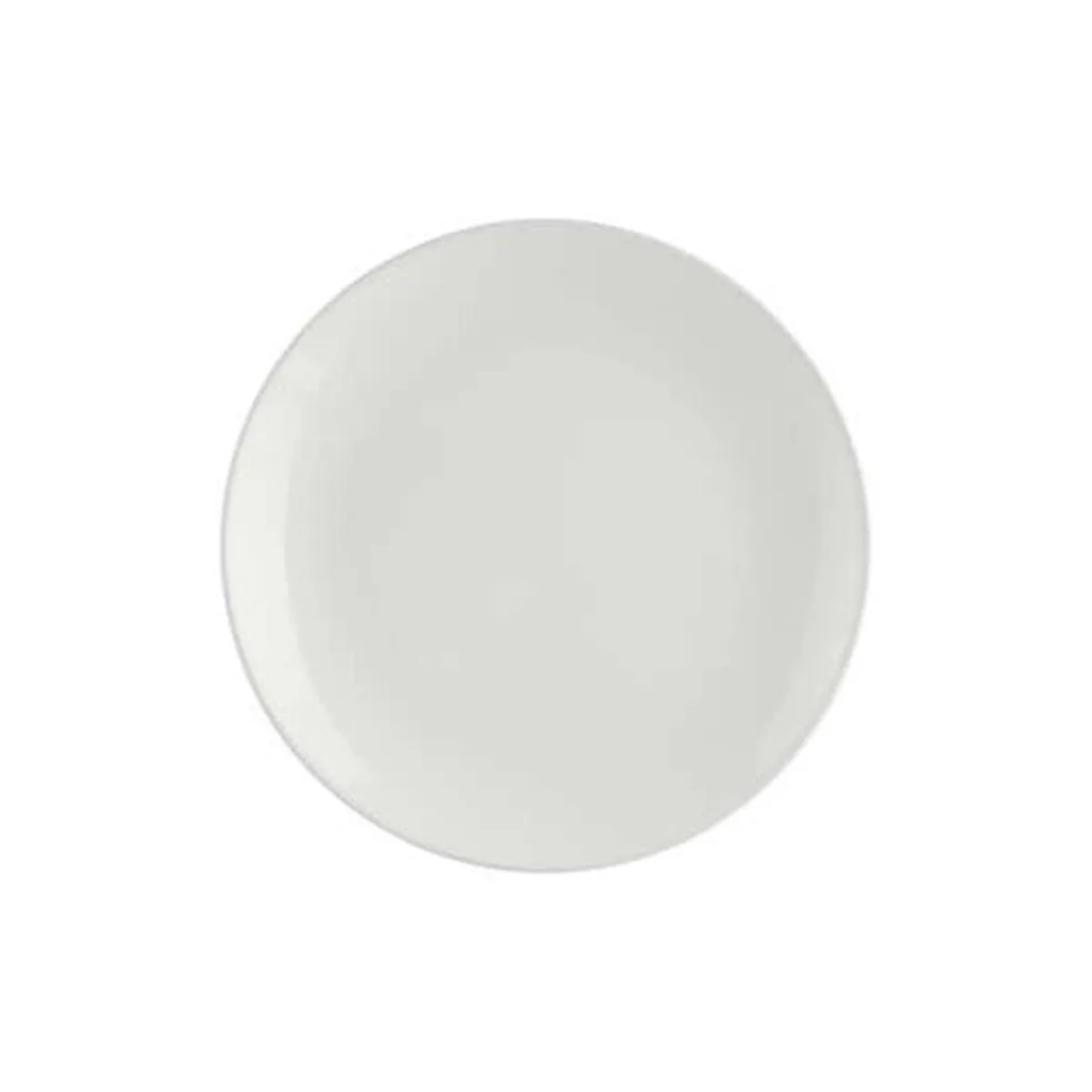 SECRET DE GOURMET Lot de 6 Assiettes &agrave; Dessert Colorama 20cm Blanc