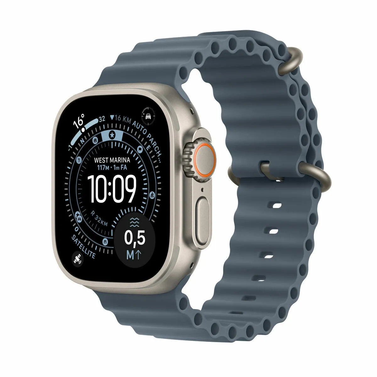 Montre intelligente Apple MEWH4QL/A Titane 49 mm