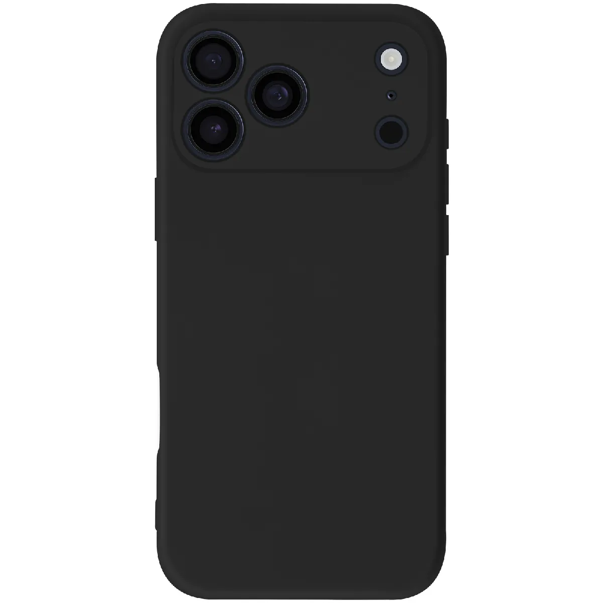 Avizar Noir Coque Pour Iphone 17 Pro Max Soft-Touch En Silicone Série Fast Cover - Image 2