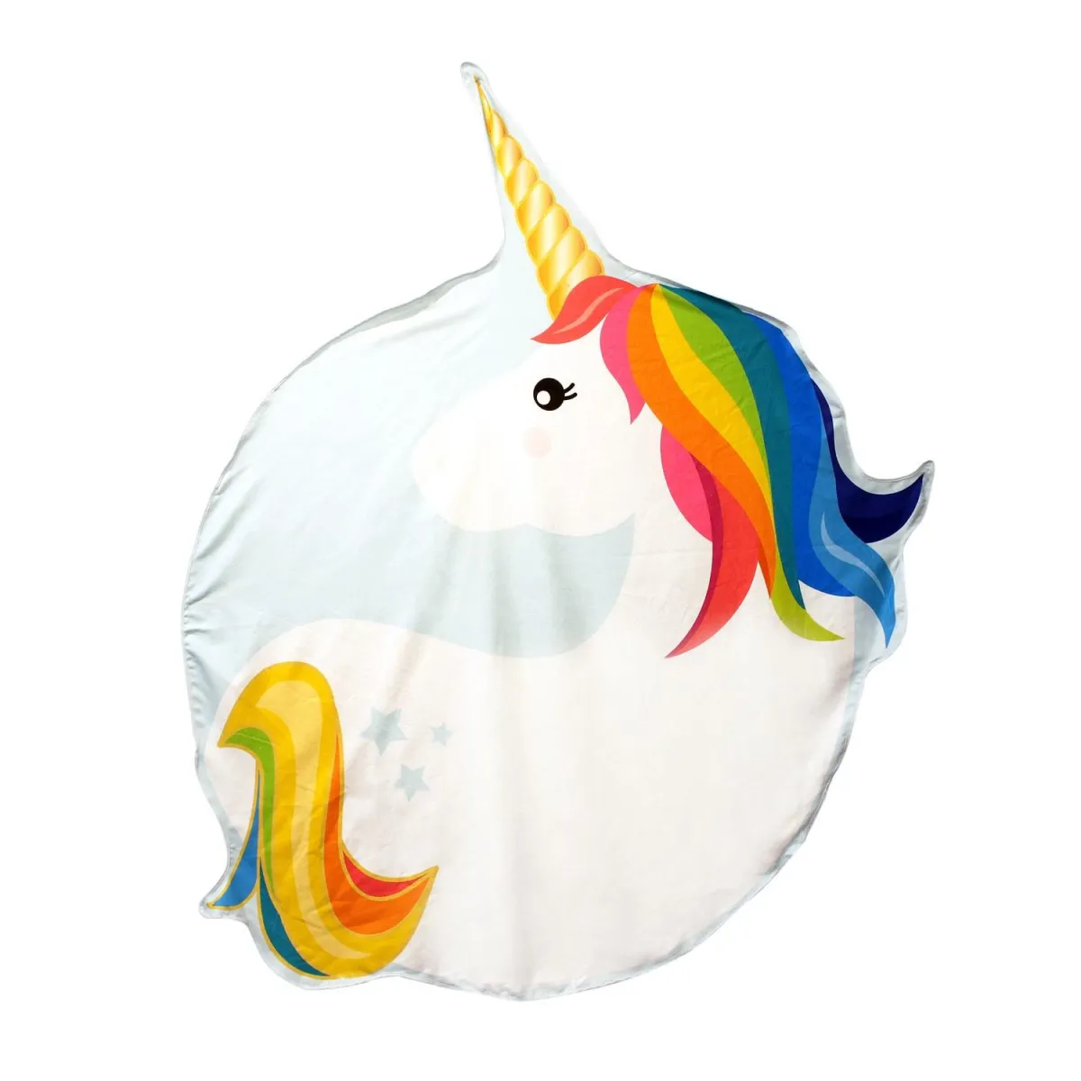 Serviette de Plage Licorne 150cm Blanc