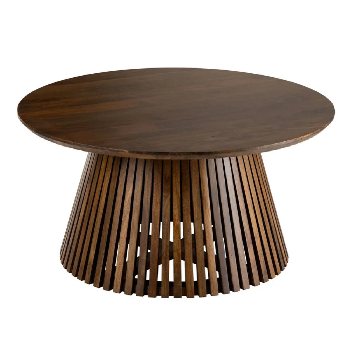 Meilleurs prix pour Paris prix Table basse ronde en bois - Marron