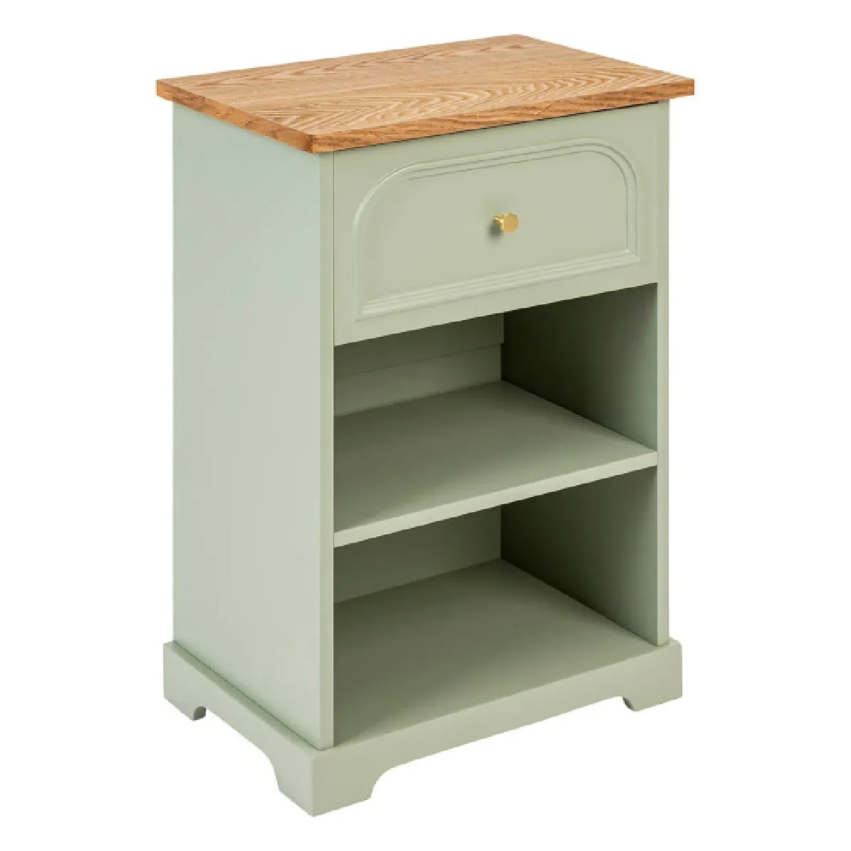 Atmosphera Vert Table De Chevet Avec Tiroir - D'eau