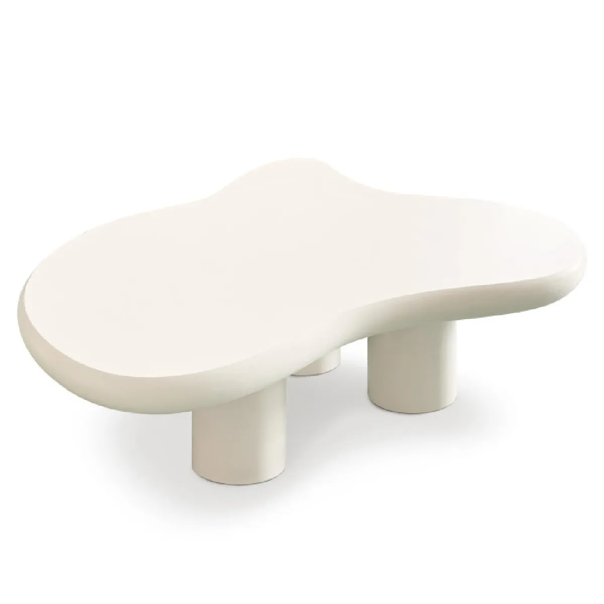 Comparer les prix de Paris prix Table basse Wendi - Crème