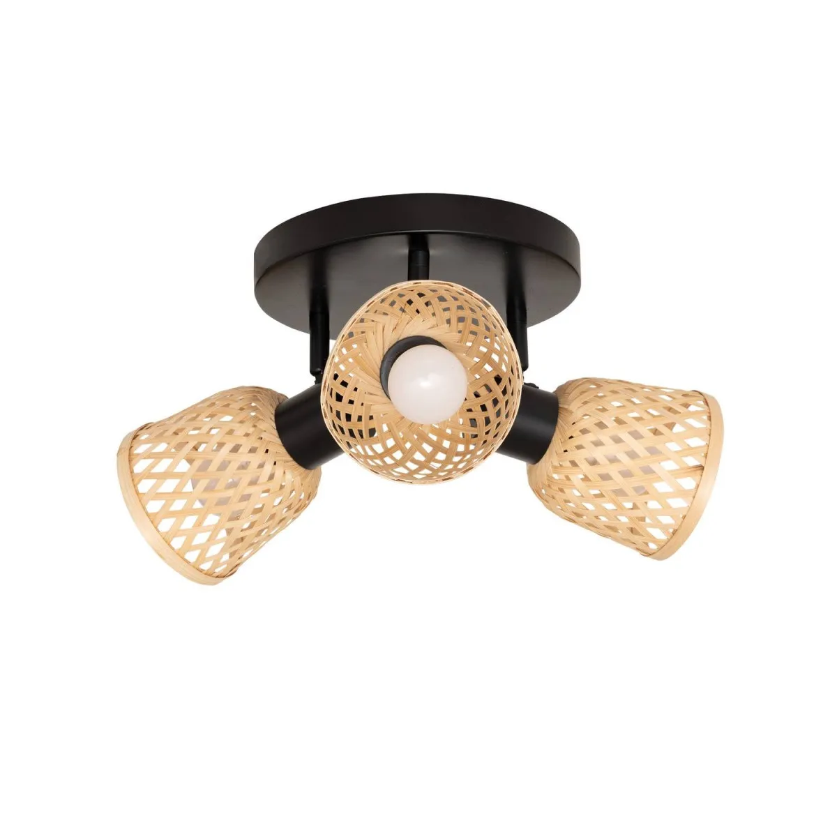 Atmosphera Plafonnier Lio rond - Naturel