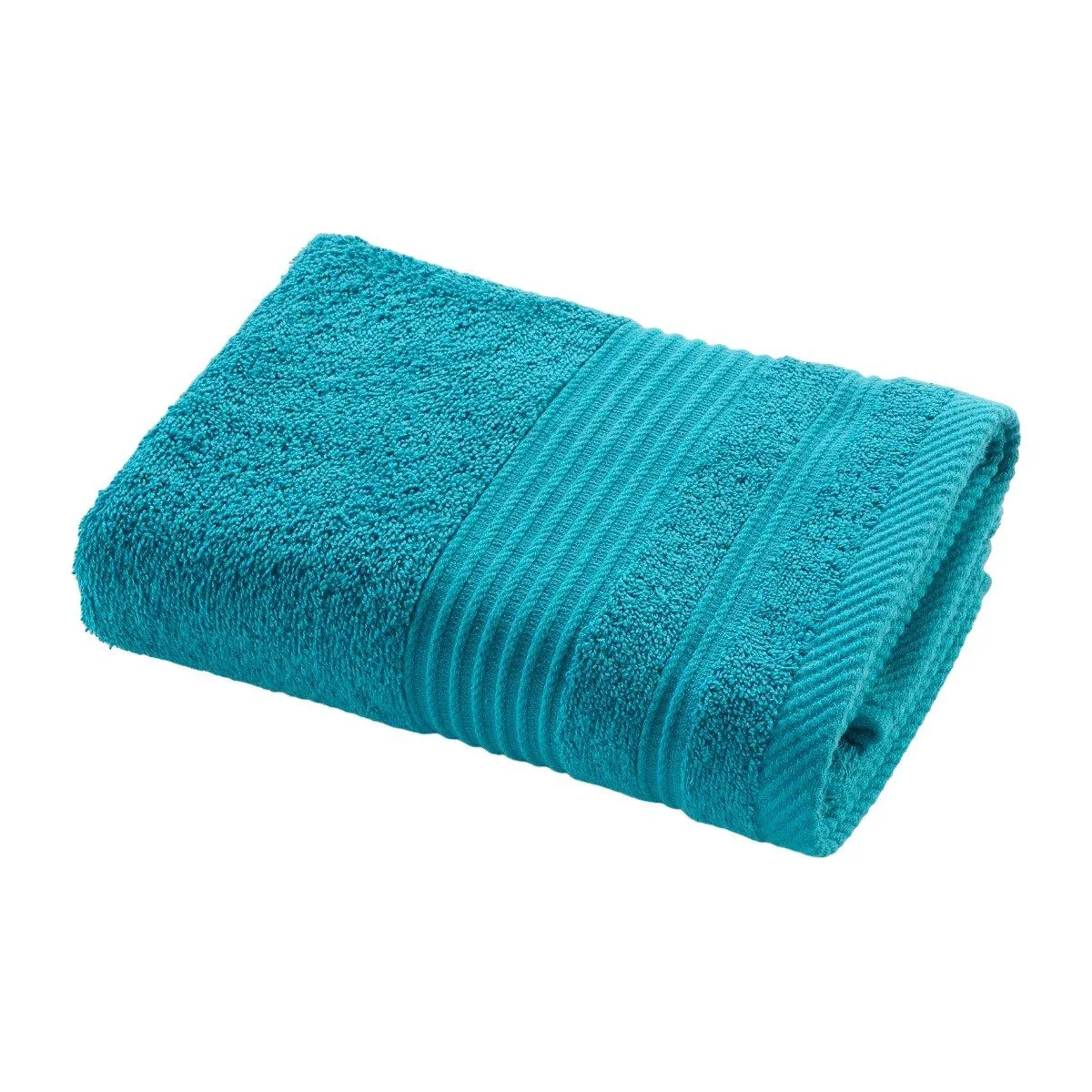 Serviette de Toilette Tendresse 50x90cm Bleu Paon