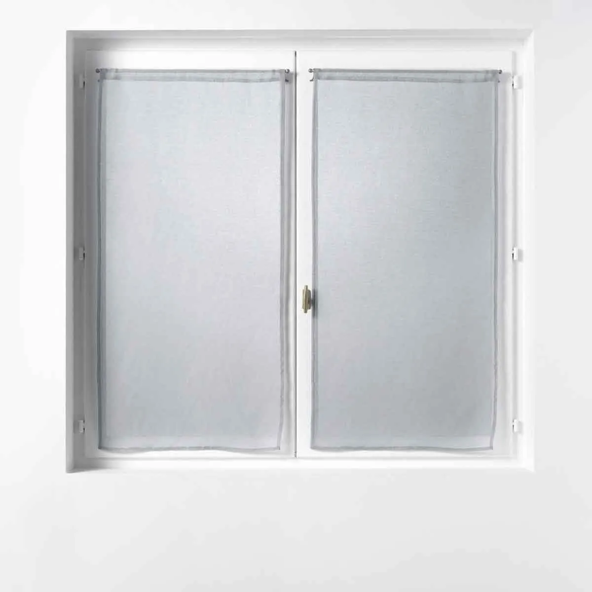 Paire de Voilages Sandra 60x90cm Gris