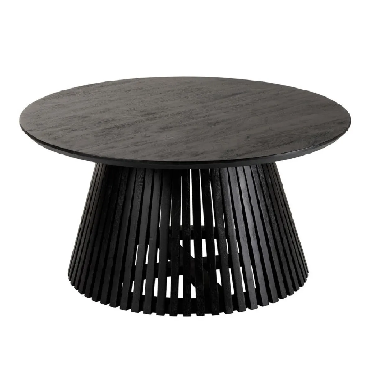 Comparer les prix de Paris prix Table basse ronde bois - Noir