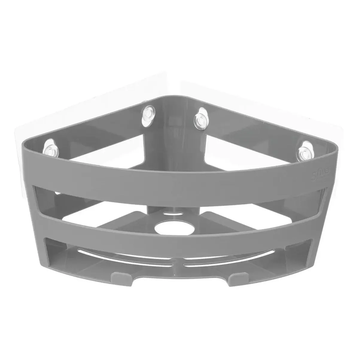 Étagère d'Angle Salle de Bain Bath'n Store 28cm Gris