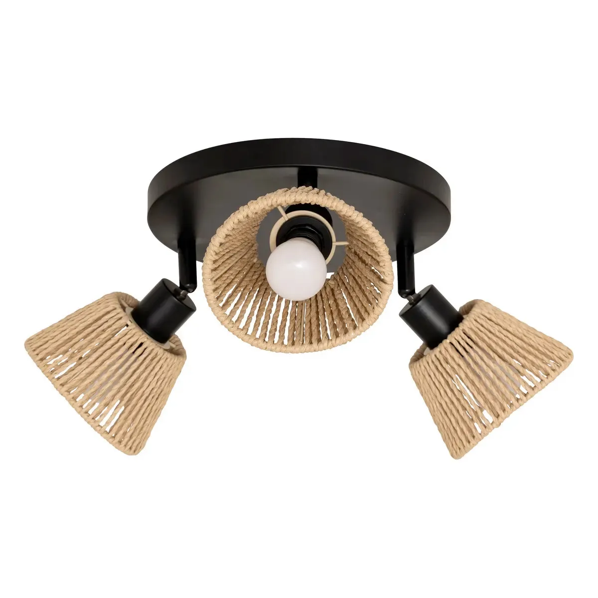Atmosphera Plafonnier Myha 3 lampes - Beige