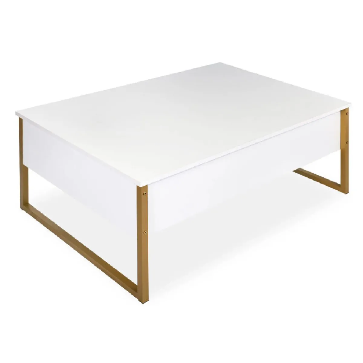 Meilleurs prix pour Paris prix Table basse Valentin - Blanc & or