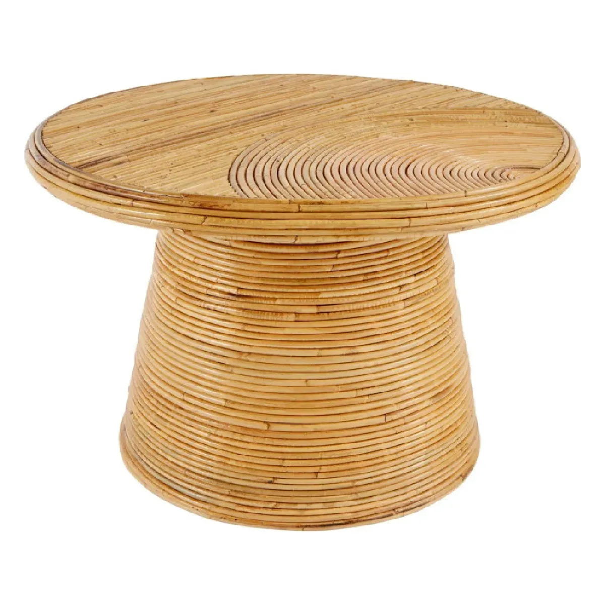 Meilleurs prix pour Atmosphera Table basse ronde rotin - Naturel