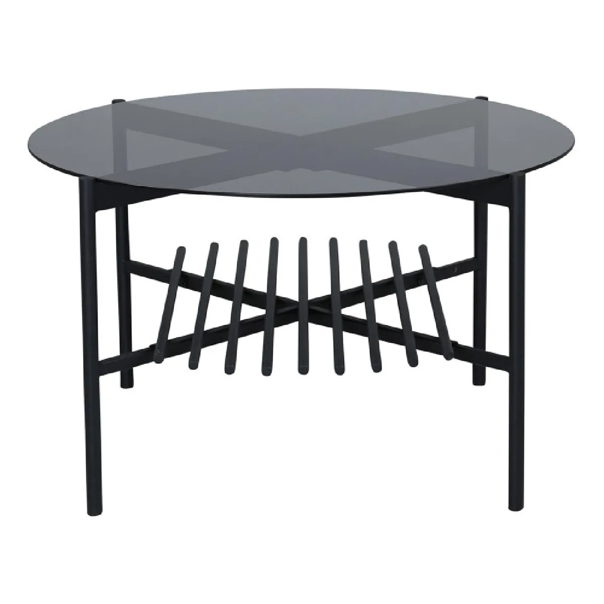 Meilleurs prix pour Paris prix Table basse ronde en verre - Noir