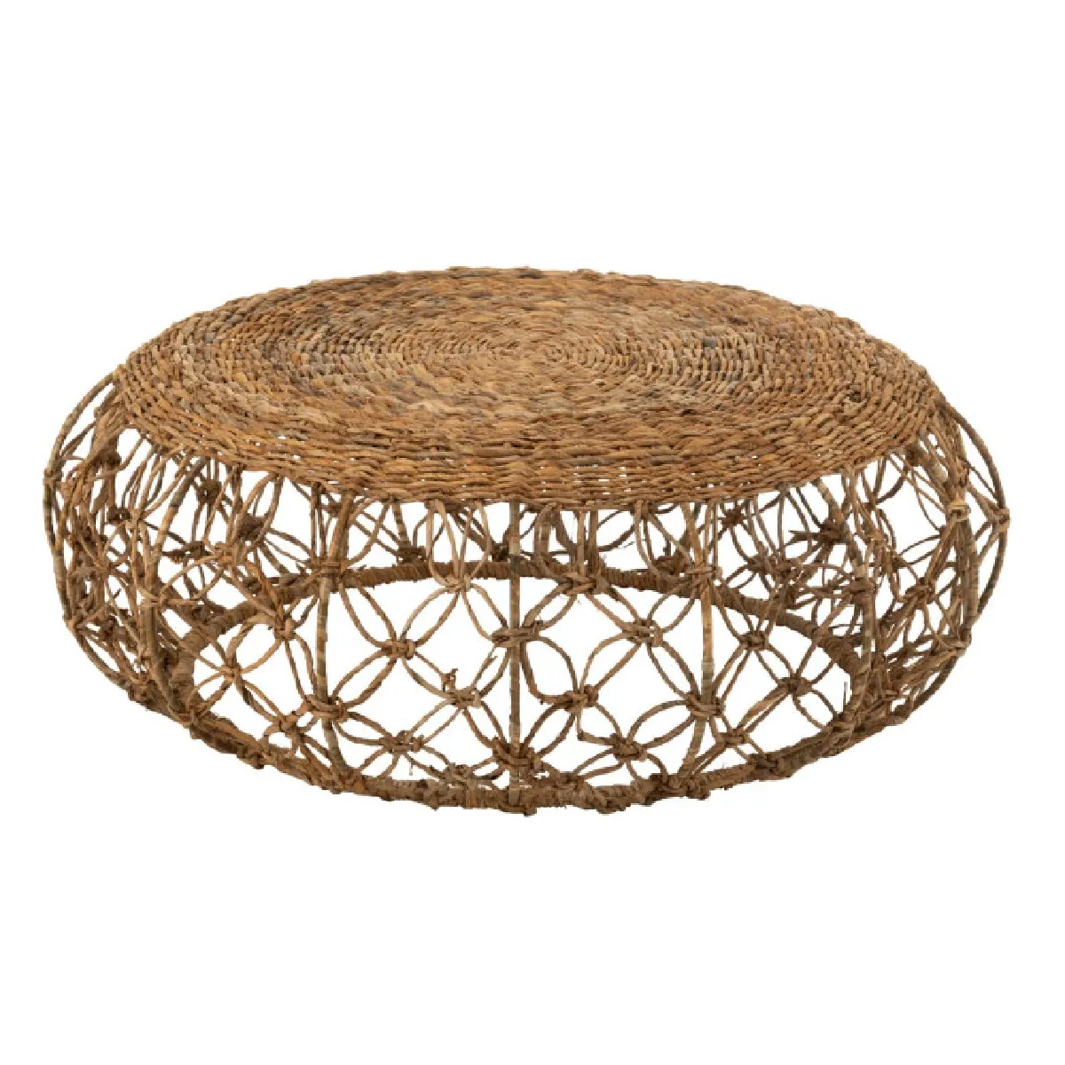 Comparer les prix de Paris prix Table basse ronde bananier - Naturel