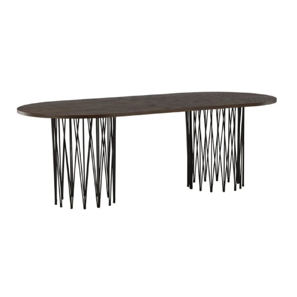 Paris Prix Marron Table À Manger Ovale