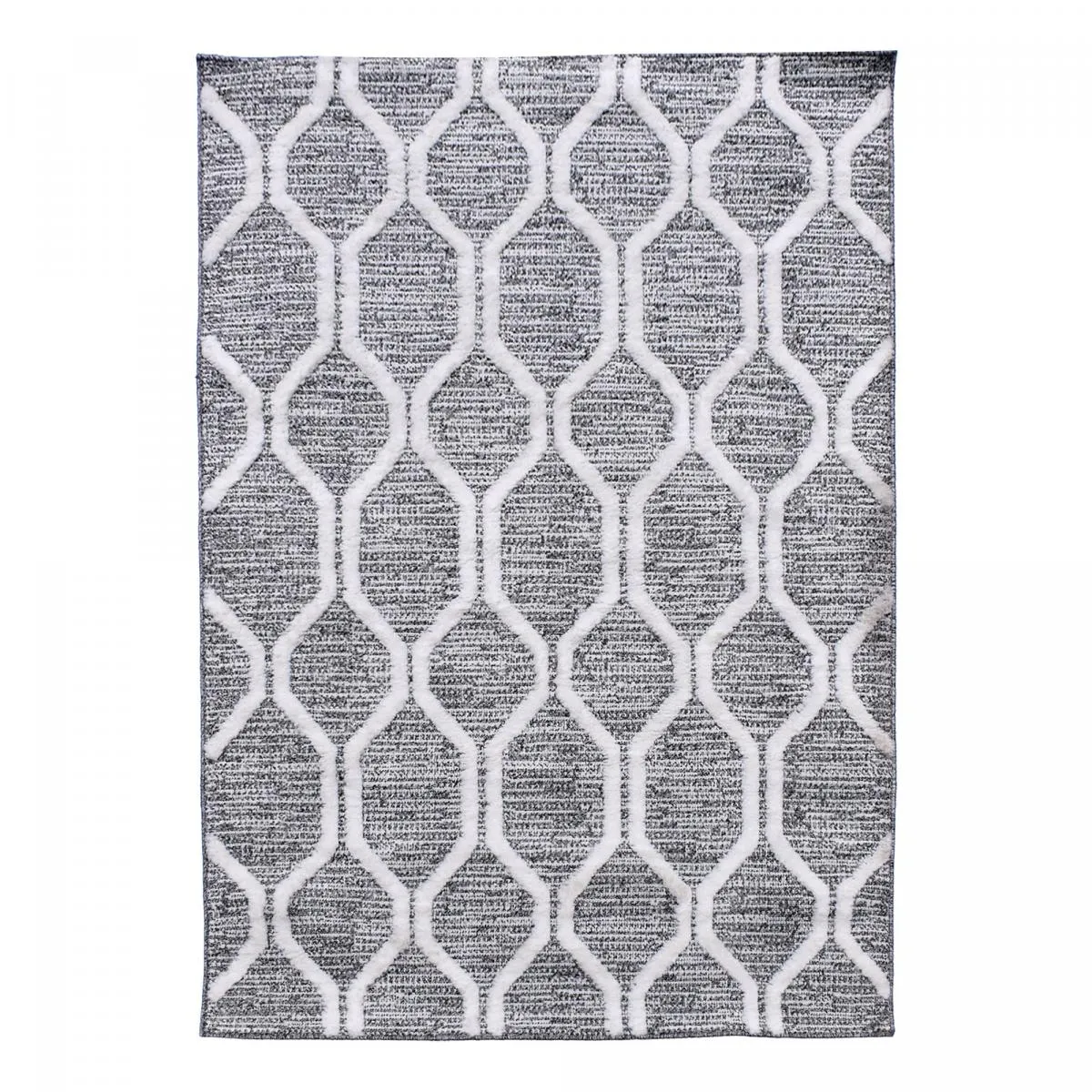 Tapis longs poils shaggy 120x170 rectangle tissé et