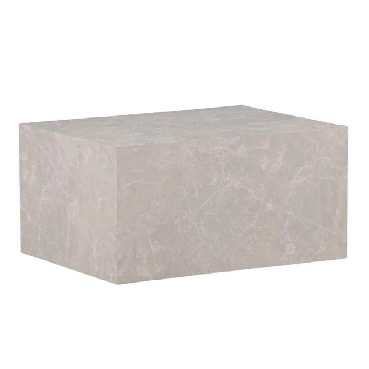 Comparer les prix de Paris prix Table basse imitation marbre - Beige