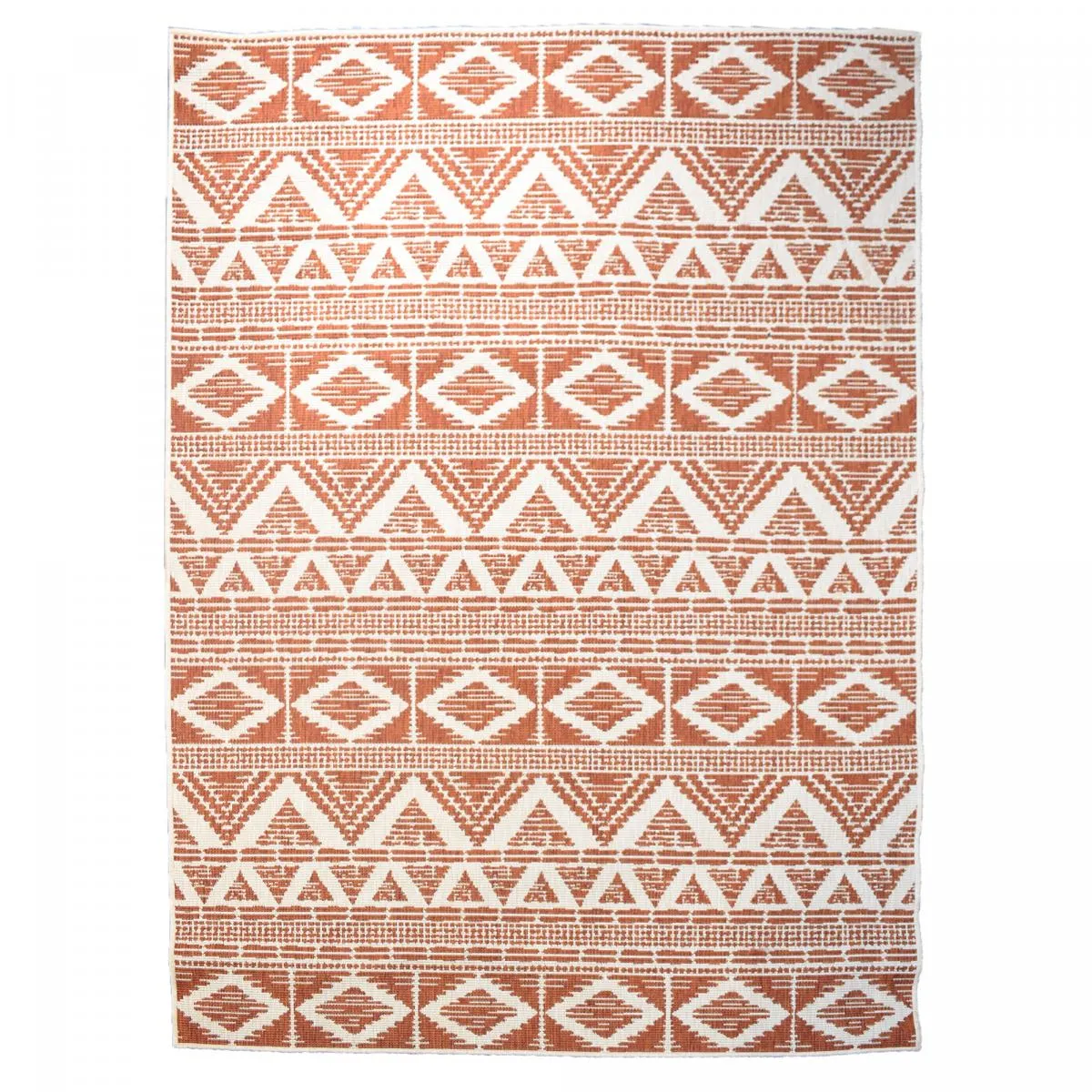 Tapis extérieur kilim reversible 60x110 LYN2 BG REVERSIBLE - vue 2