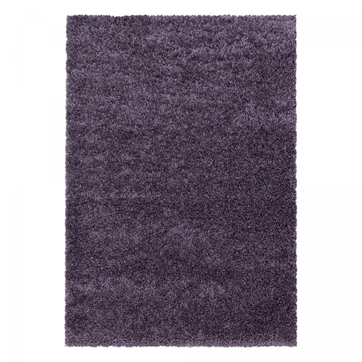 Tapis poils longs shaggy 240x340 rectangle tissé motif uni UNI I - vue 5