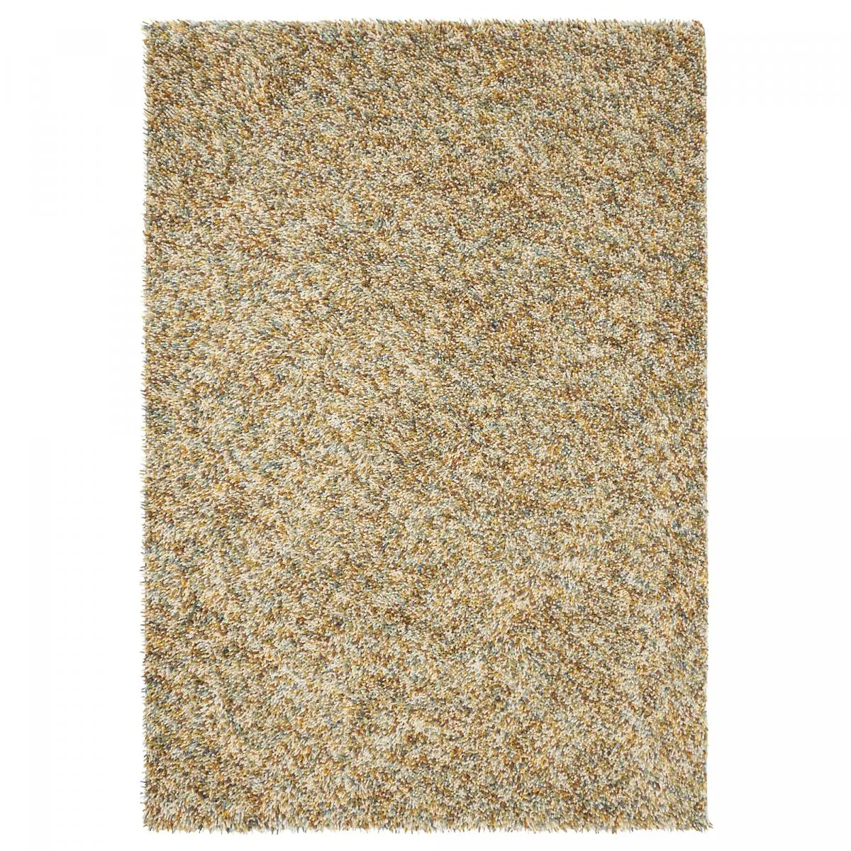Tapis longs poils shaggy 140x200 rectangle tissé et en laine - vue 2