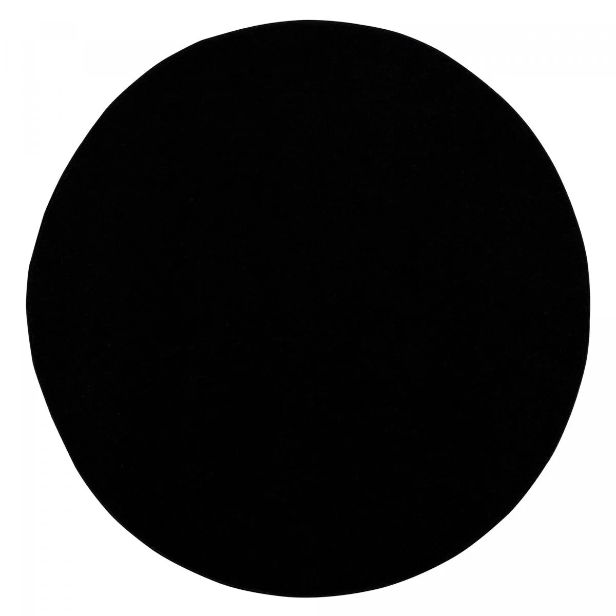 tapis rond salle de jeux Ø150cm tissé jaune rond motif uni NOSSA - vue 3