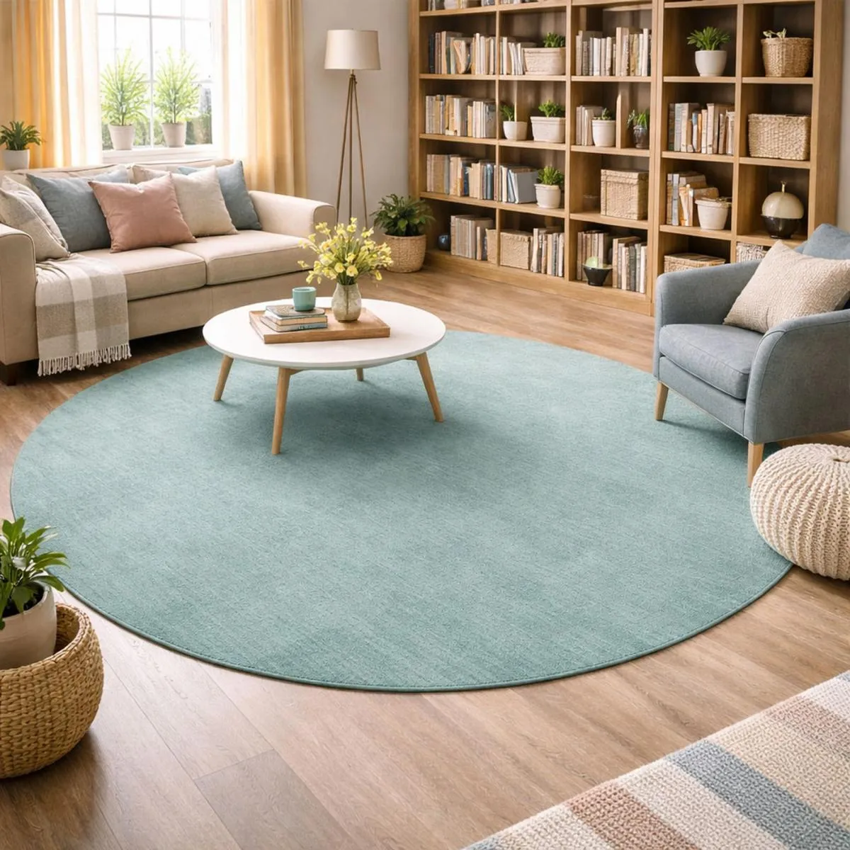 Un amour de tapis Neo uni - Ø100 cm - Vert