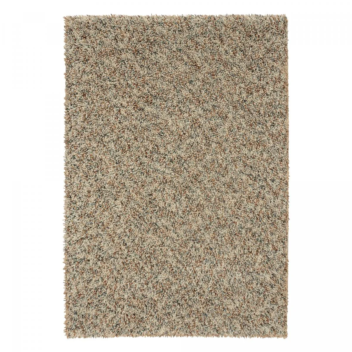 Tapis longs poils shaggy 140x200 rectangle tissé et en laine