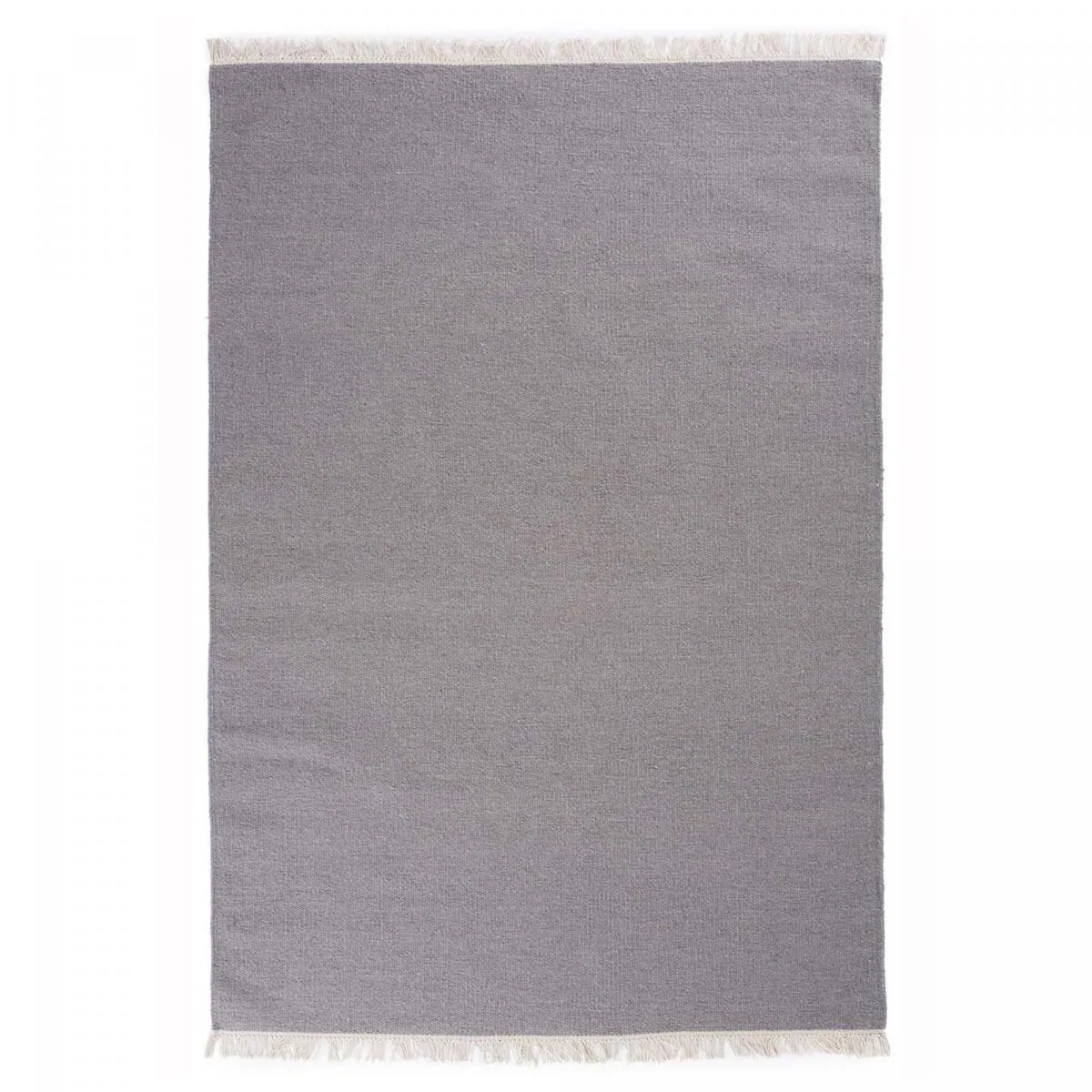 Tapis kilim 80x300 rectangle fait main en laine motif uni LYN12 BAYA IBAY - vue 2