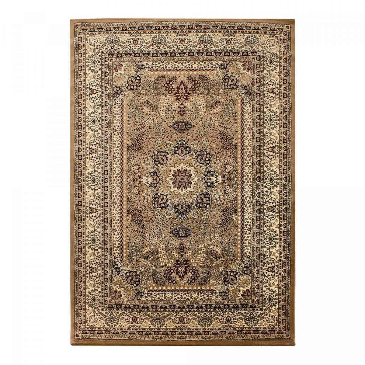 Tapis orient 80x150 rectangle tissé motifs orientaux BISKO - vue 2