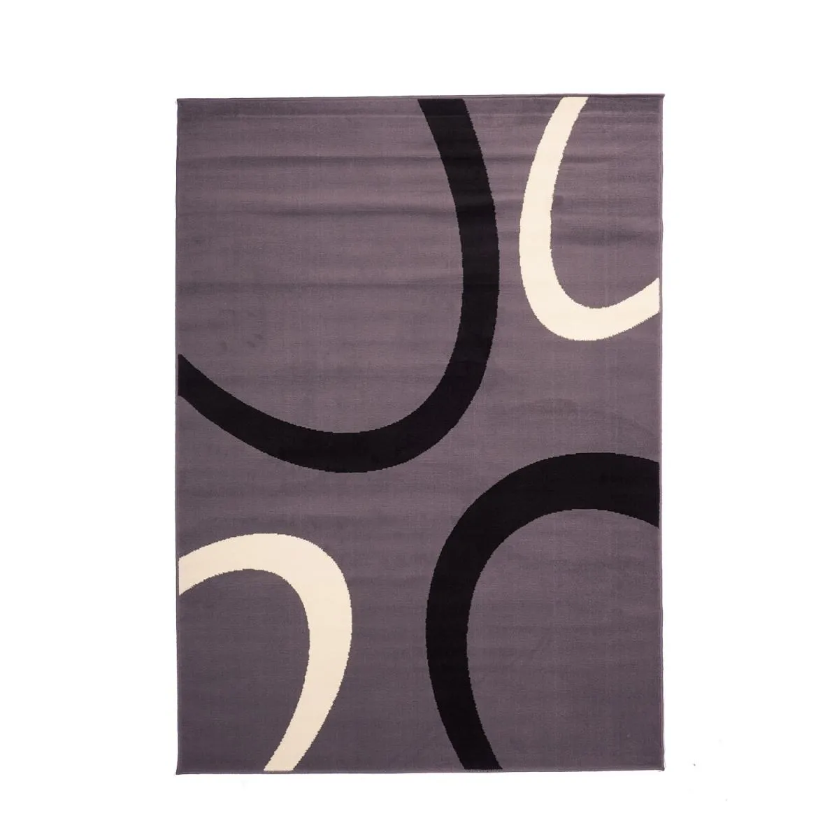 tapis chambre 80x150 tissé rectangle motif rond LYN1 TEMPO - vue 2