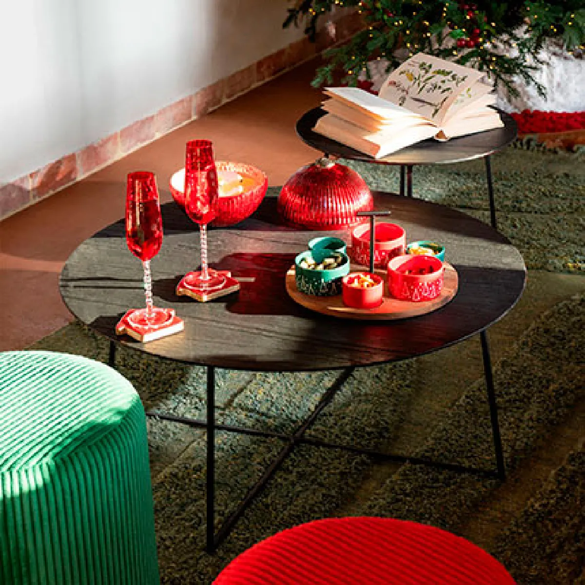 Meilleurs prix pour Mes Lot de 2 tables basses gigognes - Noir