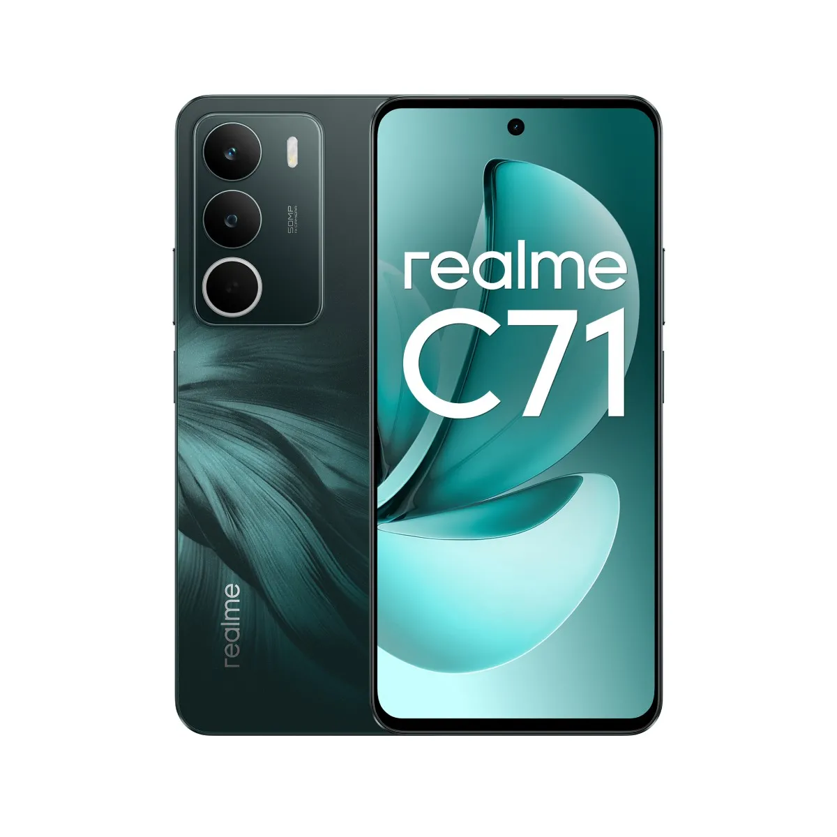 Smartphone realme C71 8GB 6.67 120Hz NFC 6000mAh Forest Owl - vue 5