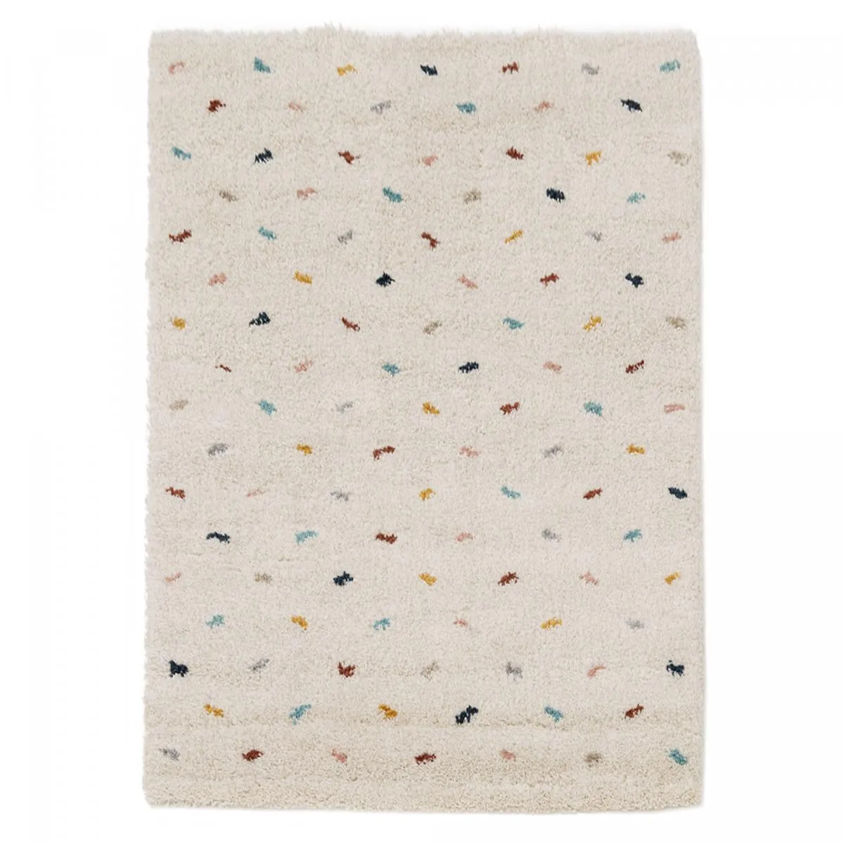 Un amour de tapis Calypso 4 - 120x170 cm - Rose et crème