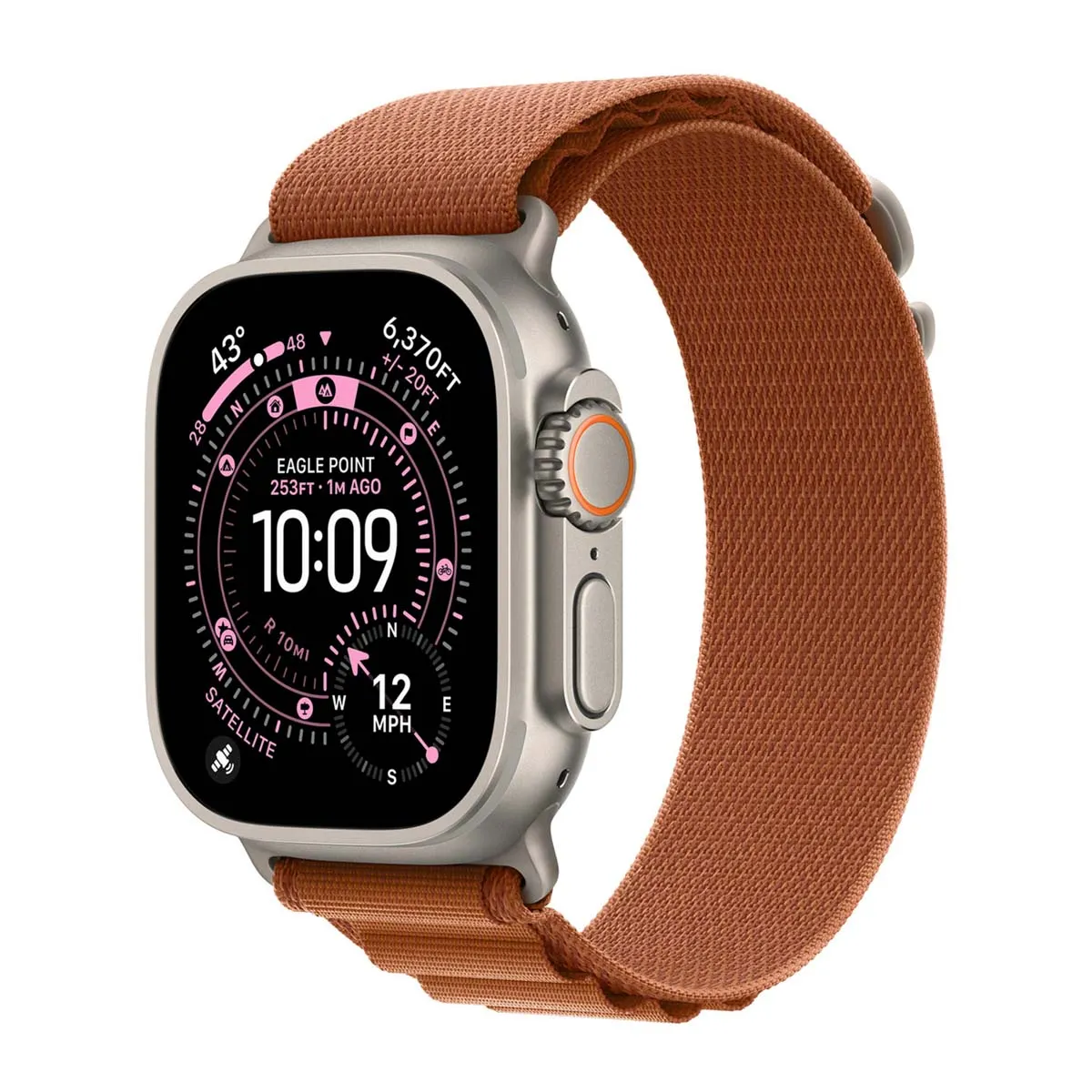 Bracelet Alpine Loop pour Apple Watch Series 1 11 / SE / Ultra 44454649 mm Taille Terracotta / - vue 6